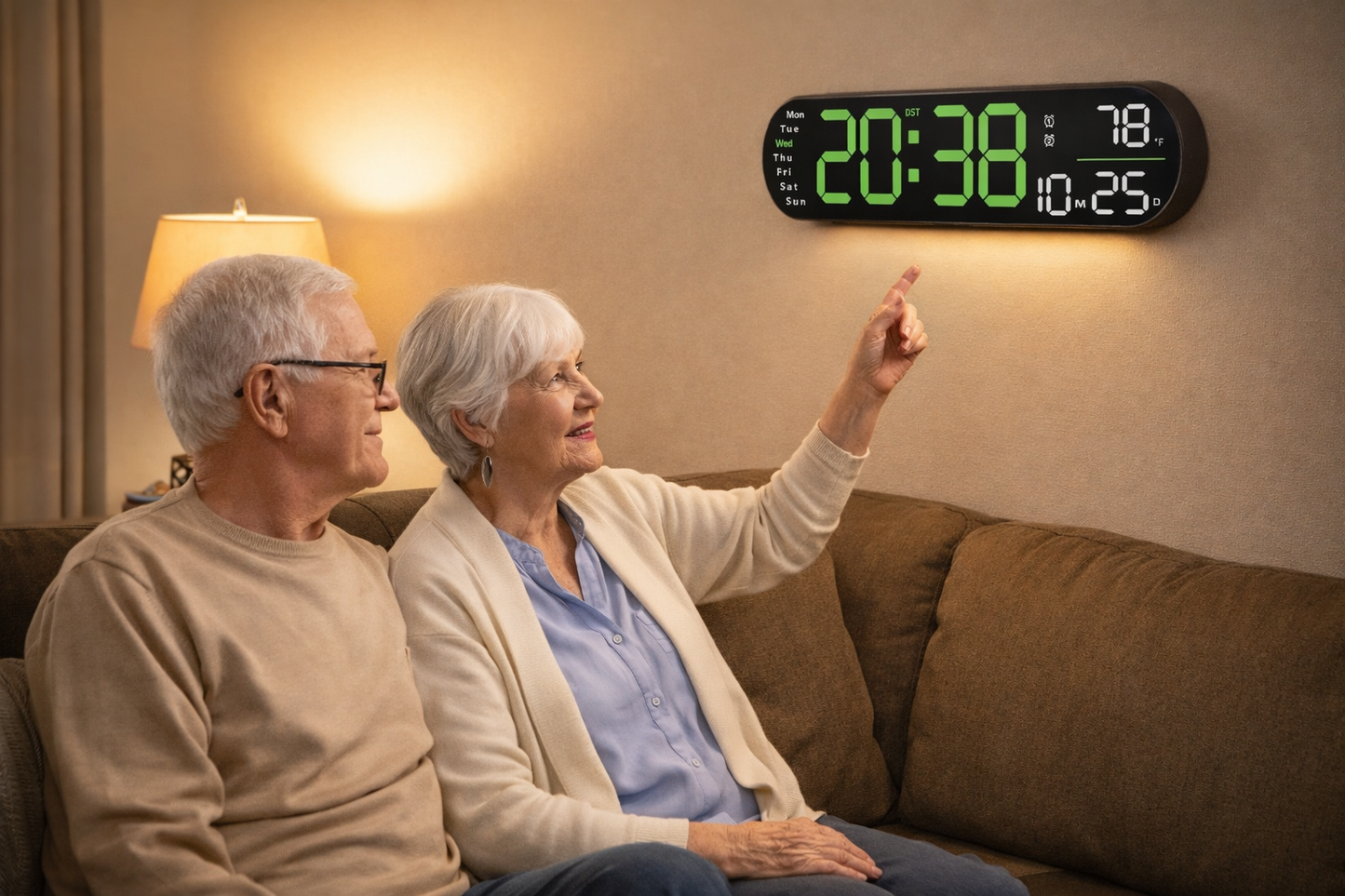 Easy-to-Read Digital Clock